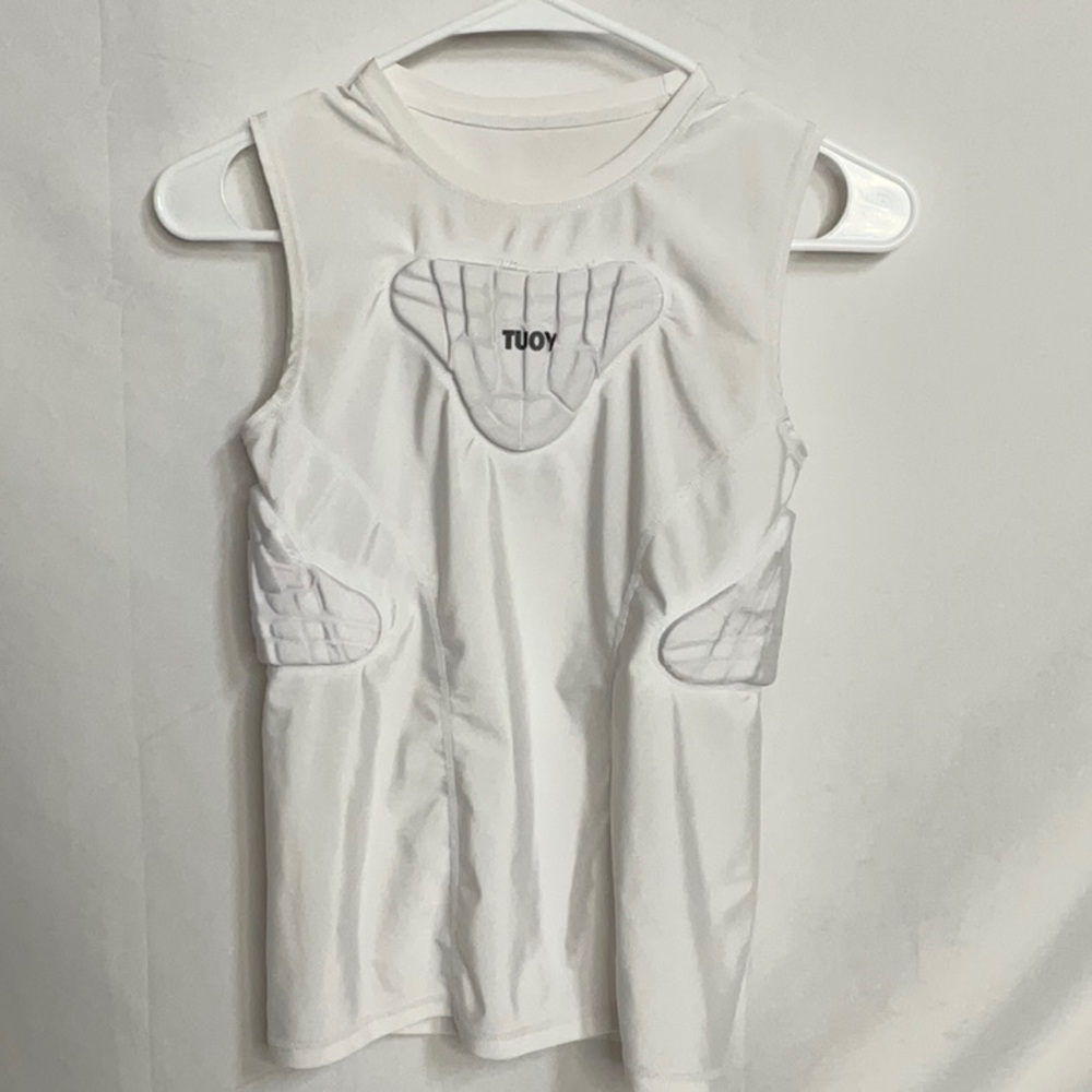 TUOY (4) Pad Protective Sleeveless Shirt Youth L